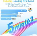 DSV A3 Plus XP600 DTF Printer,2X Printing Speed Compared to L1800,4.5” LED Multi-Function Touch Screen,Built-in White Circulation and Automatic Cleaning (C13-Printer+Powder Shaker&Dryer)