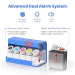 DSV A3 Pro XP600 DTF Printer, 4.5" LED Foldable Touch Screen, White Ink Circulation & Auto-Cleaning, Dual Alarm, 2X Speed Compared to L1800/L805 DTF Printer Machine