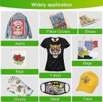 CenDale Premium DTF Transfer Film 13"x19" - A3 Plus 50 Sheets Double-Sided Matte Clear PreTreat Sheets PET Heat Transfer Paper for DIY Direct Print on All Fabric and Colors T-Shirts Textile