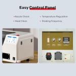 RocRow InkSonic XP600 DTF Printer Bundle, A3 Printing Machinea, Powder Shaker & Dryer, Automatic Curing, DTF Transfer Machine with White Ink Circulation for T-Shirt Printing