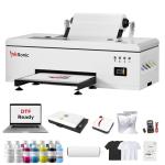 INKSONIC R1390 DTF Printer Bundle, A3 DTF Transfer Machine with Pre-Installed Laptop for T-Shirt Printing, Direct to Film, White Ink Circulation System & Auto Clean, DIY Printer, C13