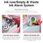 M1630 Pro Automatic Maintenance 13in DTF Printer Bundle for T-Shirt,Direct to Film Printer,White Ink Circulation,A3 Transfer Printing Machine for Fabric Clothing(Printer,Oven,Laptop,Supplies)