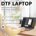 M1630 Pro Automatic Maintenance 13in DTF Printer Bundle for T-Shirt,Direct to Film Printer,White Ink Circulation,A3 Transfer Printing Machine for Fabric Clothing(Printer,Oven,Laptop,Supplies)