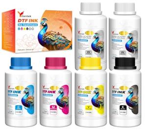 Yitentek 1500ML Sediment-Free DTF Ink Set