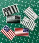10 Pack American Flag DTF Heat Transfer, 3.25" x 1.75" Uniform USA Durable, Washable, and Perfect for Uniforms, Shirts, and Jerseys | Hot Peel | Made in America (RWB Left Sleeve)