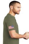 10 Pack American Flag DTF Heat Transfer, 3.25" x 1.75" Uniform USA Durable, Washable, and Perfect for Uniforms, Shirts, and Jerseys | Hot Peel | Made in America (RWB Left Sleeve)