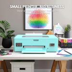 Mogolen A3 R1390 DTF Printer Bundle with Roll Feeder, White Ink Circulation System & Auto Cleaning, Multi-Material Compatible, Ideal for Custom Garment & DIY T-Shirt Printing, Bright Colors