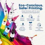 DTF Ink 6-Pack Set – 2× White + CMYK – 100 ML (3.38 fl oz Each, Total 600 ML) – High Opacity, Clog-Free Formula, Smooth Ink Flow – Works with All DTF Printheads and Printers