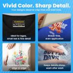 DTF Ink 6-Pack Set – 2× White + CMYK – 100 ML (3.38 fl oz Each, Total 600 ML) – High Opacity, Clog-Free Formula, Smooth Ink Flow – Works with All DTF Printheads and Printers