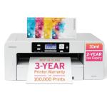 Sawgrass SG1000 VersiFlex Printer Bundle, Innovative Inks & Light Heat Transfer Paper Bundle - Soft-Touch Infusible Ink, 8.5x11 Paper - Professional Results on Untreated Fabric and Wood