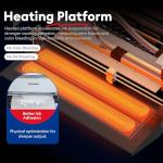 InkSonic L1800 A3 DTF Printer 2025, 13" Apparel Transfer Machine with Roll/Sheet Feed, Multi-Fabric Compatibility, One-Click Ink Setup, White Ink Circulation & Auto Cleaning, Heated Film Cutting,E13A