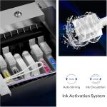 InkSonic L1800 A3 DTF Printer 2025, 13" Apparel Transfer Machine with Roll/Sheet Feed, Multi-Fabric Compatibility, One-Click Ink Setup, White Ink Circulation & Auto Cleaning, Heated Film Cutting,E13A