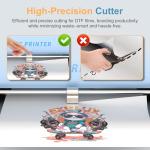 EXPLUX A3 Pro Max XP600 DTF Printer - 2X Faster Than L1800/L805, Foldable 5" Touchscreen, Anti-Clog System, for T-Shirts, Hats, Bags & More, 2-Year Ink Supply (A3DTF Printer + Oven + Laptop)