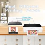 Lancelot A3 L1800 DTF Printer,T Shirt Maker Machine with Roll Feeder,DTF Laptop,White Ink Circulation,Fabric Transfer Printing Machine for Small Business(Printer+Software+Computer+Consumables)