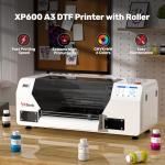 InkSonic XP600 DTF Printer with Powder Shaker and Dryer, A3+ DTF Printer Machine with Shaking Machine, Auto Cleaning, 2x Speed vs L1800/L805, T-Shirt Printing DTF Transfer Machine, Film Cutter, U13