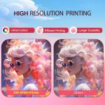 Dual XP600 Print Heads DTF Printer with Shaker & Purifier, A3 Plus Printer Bundles - 2.5 Min/A3 Print, 40% Truer Colors vs Single Head, Ink Circulation System, 2-Year Ink Supply