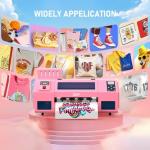 Dual XP600 Print Heads DTF Printer with Shaker & Purifier, A3 Plus Printer Bundles - 2.5 Min/A3 Print, 40% Truer Colors vs Single Head, Ink Circulation System, 2-Year Ink Supply