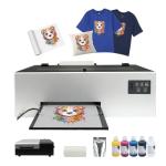 A4 L805 DTF Printer and Oven Bundle,DIY T-Shirt, for Dark and Light Fabric Printing,Leather, Other Textile,Easy Operation(Printer+Oven+Software+Ink+Film)