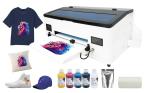 DTF A3 1390 Printer,DTF Transfer Printing Machine for DIY T-Shirt,with White Ink Circulation and Semi-Automatic Cleaning (A3 Printer +Software + 5x250ml Ink + 1 Roll Film +250g Powder)