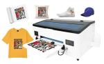 DTF A3 1390 Printer,DTF Transfer Printing Machine for DIY T-Shirt,with White Ink Circulation and Semi-Automatic Cleaning (A3 Printer +Software + 5x250ml Ink + 1 Roll Film +250g Powder)