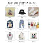 DTF A3 1390 Printer,DTF Transfer Printing Machine for DIY T-Shirt,with White Ink Circulation and Semi-Automatic Cleaning (A3 Printer +Software + 5x250ml Ink + 1 Roll Film +250g Powder)