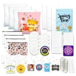 Brother SP-1 Sublimation Printer Deluxe Starter Bundle with Full Ink Set, 160 Sublimation Transfer Sheets, 56 Blanks, Tape and More