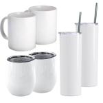 Brother SP-1 Sublimation Printer Deluxe Starter Bundle with Full Ink Set, 160 Sublimation Transfer Sheets, 56 Blanks, Tape and More