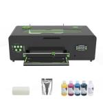 Qilpho A3 DTF Printer,DTF Transfer Printing Machine,Direct to Film Printer for DIY T-Shirt,1390,with White Ink Circulation & Automatic Cleaning (A3 Printer +Software + Ink + 1 Roll Film +250g Powder)