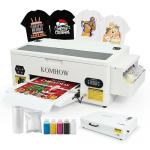 KOMHOW DTF Printer - L1800 A3 DTF Transfer Printing Machine, Direct to Film Printer with Security Software, DIY Print for Clothing and Multiple Fabrics (Includes Oven)