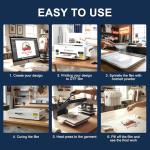 KOMHOW DTF Printer - L1800 A3 DTF Transfer Printing Machine, Direct to Film Printer with Security Software, DIY Print for Clothing and Multiple Fabrics (Includes Oven)