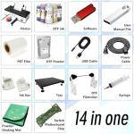 Ciezeical US Ship A3 1390 DTF Printer is Ideal for Small Businesses, DIY Enthusiasts, Tradespeople, and Beginners. Design Clothing, Shoes, Hats, and Bags with Distinctive Designs.