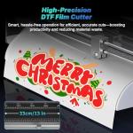 DSV A3+ Plus XP600 DTF Printer with Shaker&Dryer, Automatic Cleaning & White Circulation, 2X Speed Print Compared to L1800, 5” LED Multi-Function Touch Screen, One-Click to Print, 2-Year Free Ink