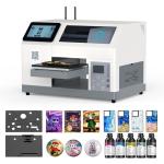 DSV F1080 UV Printer Bundle, 7" Built-in Computer, Auto Timed Cleaning & White Ink Stirring, All-in-One UV DTF Printer, Smart Scan QR Code for Phone Cases, Refrigerator Magnets, Golf Balls, Badges