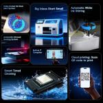 DSV F1080 UV Printer Bundle, 7" Built-in Computer, Auto Timed Cleaning & White Ink Stirring, All-in-One UV DTF Printer, Smart Scan QR Code for Phone Cases, Refrigerator Magnets, Golf Balls, Badges