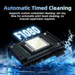 DSV F1080 UV Printer Bundle, 7" Built-in Computer, Auto Timed Cleaning & White Ink Stirring, All-in-One UV DTF Printer, Smart Scan QR Code for Phone Cases, Refrigerator Magnets, Golf Balls, Badges