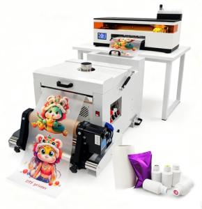 indhnx Industrial DTF Printer for DIY Custom Printing, High-Speed Roll-to-Roll Batch Production, Ideal for Startup Entrepreneurs – Includes Machine & Complete Material Kit
