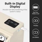 OFFNOVA Immerge CISS DTF with Digital Display, White Ink Circulation System, Extension CISS Ink Tube and Waste Ink Tank/Collector for ET8550 ET8500 L1800 L800 L805 DTF Printer