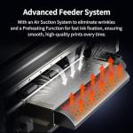 DXZ A3 DTF Printer with Shaker Oven & Air Purifier, High-Speed with XP600 Printhead, 4.5” LED Multi-Function Touch Screen, 13'' Apparel Printer T-Shirt Printing, Auto-Cleaning, 24/7 Auto-Maintenance