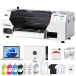 InkSonic XP600 DTF Printer Machine, A3 Apparel Printer Bundle with DTF Laptop, Easy Maintenance, High Speed Print, Commercial Garment Printing Machine, Direct to Film, Curing Oven, Heat Press, U13