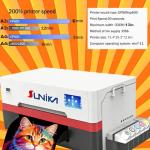 DTF Printer XP600 with White Ink Mixing System and Roll Feeder DTF Transfer Printer Machine Super Fast Speed Direct to Film Printer for T-Shirts Hoodies Textiles (Printer + Heat Press + Shaker Dryer)