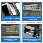 SHENGJINSH A3 DTF Shaker and Dryer Machine, 13.4in Automatic DTF Powder Shaking Machine with Auto Winding Function, All in One Curing Oven for DTF Printing Transfers