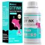 Mailumi DTF Ink Premium Pro Bundle for T-Shirts & Apparel, High Opacity White & Color Set, Universal for DTF Printers, Includes User Guide