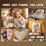 KOMHOW DTF Printer - L1800 A3 DTF Transfer Printing Machine, Direct to Film Printer with Security Software, DIY Print for Clothing and Multiple Fabrics (Includes Oven)