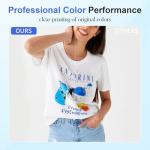 HIXSOP DTF Printer A3 L1800, Direct to Film Transfer Printing Machine with White Ink Circulation System and Semi-Automatic Cleaning for DIY T Shirt (Printer+Ink+Film+Software)