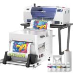 MZK A3 Plus XP600 DTF Printer,Automatic Time Cleaning Maintenance printhead+Ink Anti-Clog Design,2X-Speed Compared to L1800,5" LED Multi-Function Display,Film Cutter,Gift Ink 2 Years