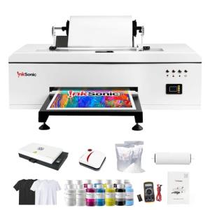 InkSonic R1390 DTF Printer, A3 T shirt Printing Machine with Oven Bundle, 13" Apparel Printer Machine, Direct to Film Heat Transfer, t-shirt maker for Clothes Design, Commercial Custom Printing, C13