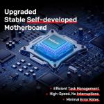 InkSonic Dual XP600 DTF Printer Bundles, 2 Heads XP600 DTF Printer Machine with Powder Shaker & Dryer, Automatic Maintenance and Curing, 13'' T-Shirt Maker, Direct to Film Transfer for Custom Printing