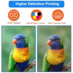 SHENGJINSH DTF Printer Machine, A4 XP600 T-Shirt Printing Machine with Double Printing Speed, 5760 * 1440dpi, White Ink Mixing System and Auto Cycle Cleaning, Direct to Film Printers