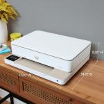 HP Envy 6155e Wireless All-in-One Color Inkjet Printer, Portobello, Print, scan, copy, Duplex printing Best-for-home, 3 month Instant Ink trial included, AI-enabled (714L5A)