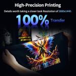 DXZ DTF Printer with Roll Feeder for Fabrics